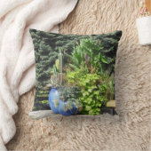 鉢植えなサボテンの枕 クッション (ブランケット)