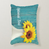 鉢植えのひまわり アクセントクッション (正面(垂直))