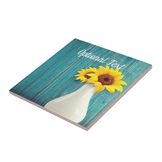 鉢植えのひまわり タイル (側面)