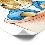 鉢植えのピーター・ザ・ラビット ポスター (角)