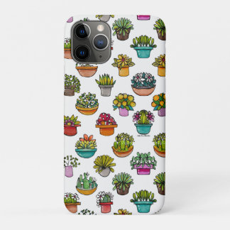 鉢植えの小さな植物たち iPhone 11 PROケース