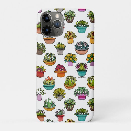 鉢植えの小さな植物たち Case-Mate iPhoneケース (裏)