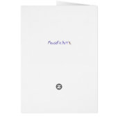 鉢植えの木のノートカー空白のド付きの茶色い石 (裏面)