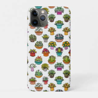 鉢植えの植物に色を添えて iPhone 11 PROケース