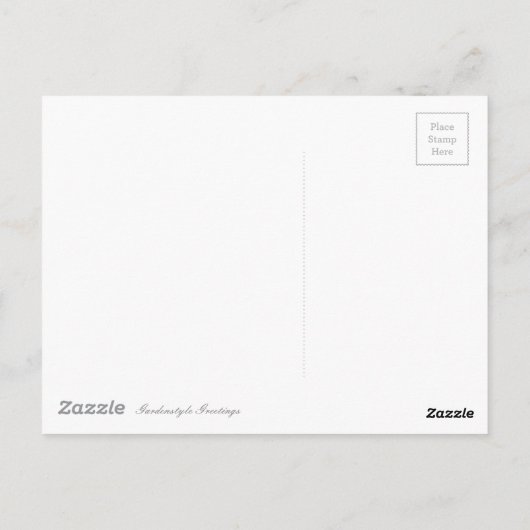 鉢植えの植物の回復グリーティングカード ポストカード (裏面)