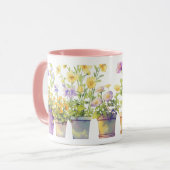 鉢植えの花の交響曲 マグカップ (正面左)