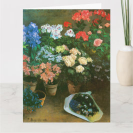 鉢植えの花母の日 カード