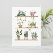 鉢植えの表示 サンキューカード (スタンド正面)