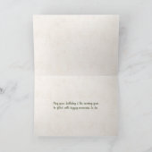 鉢植えガーデンベンチ誕生日 カード (内部)