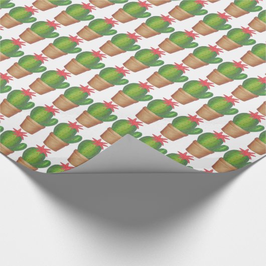 鉢植えサボテン多肉園芸法 ラッピングペーパー (角)