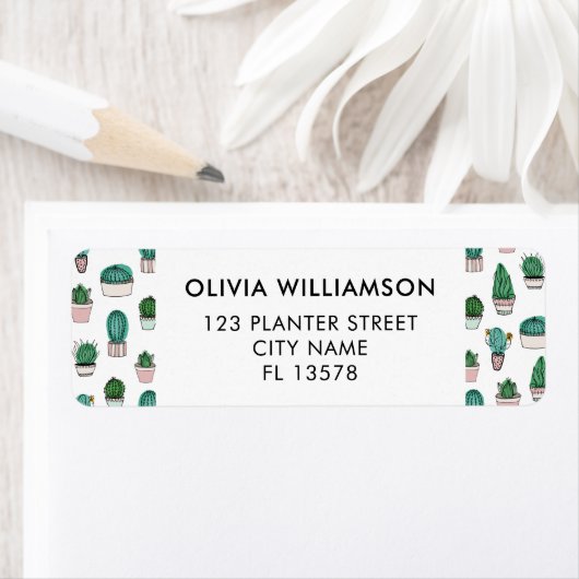 鉢植えサボテン ラベル (インサイチュ)