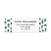 鉢植えサボテン ラベル (正面)