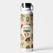 鉢植えテラコッタポット名 ウォーターボトル (背面)