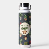 鉢植えテラコッタポット 素朴 ウォーターボトル (背面)