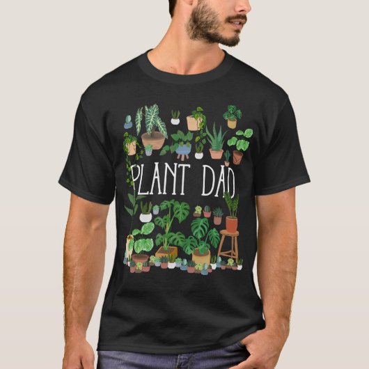 鉢植えパパ Tシャツ (正面)