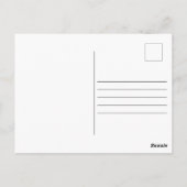 鉢植えベビーシャワー開花緑色侵襲 ポストカード (裏面)