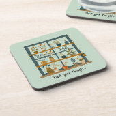 鉢植えメンタルヘルス コースター (左側)