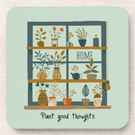 鉢植えメンタルヘルス コースター