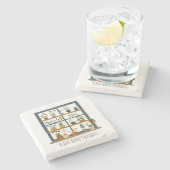 鉢植えメンタルヘルス ストーンコースター (横)