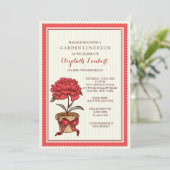 鉢植え招待状 招待状 (スタンド正面)