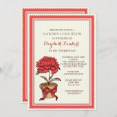 鉢植え招待状 招待状 (正面/裏面)