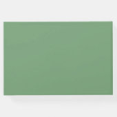 鉢植え植物 ブライダルシャワー グリーン オーダーメイド ゲストブック (裏面)