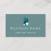 鉢植え芝生サー気にビスガーデナミニマルー 名刺 (正面)