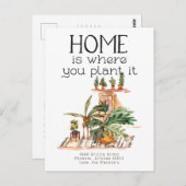 鉢植え | お知らせはがき ポストカード (正面/裏面)