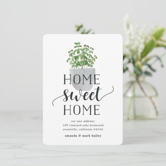 鉢植え |お知らせ 案内状 (スタンド正面)