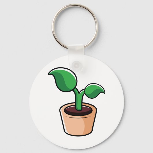 鉢植え キーホルダー (正面)