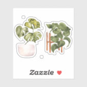 鉢植え – グリーンホームステッカー シール (シート)