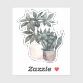 鉢植え – グリーンホームステッカー シール (シート)