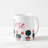鉢植え コーヒーマグカップ (正面右)