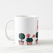 鉢植え コーヒーマグカップ (左)