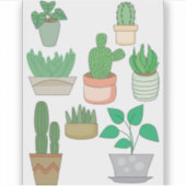 鉢植え シール (正面)