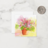 鉢植え ノートカード (正面/裏面インサイチュ)