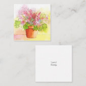 鉢植え ノートカード (正面/裏面)