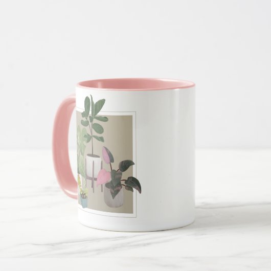 鉢植え マグカップ (正面左)