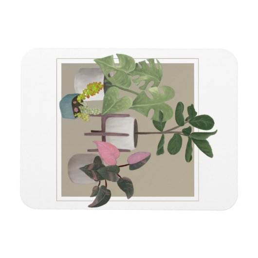 鉢植え マグネット (横)