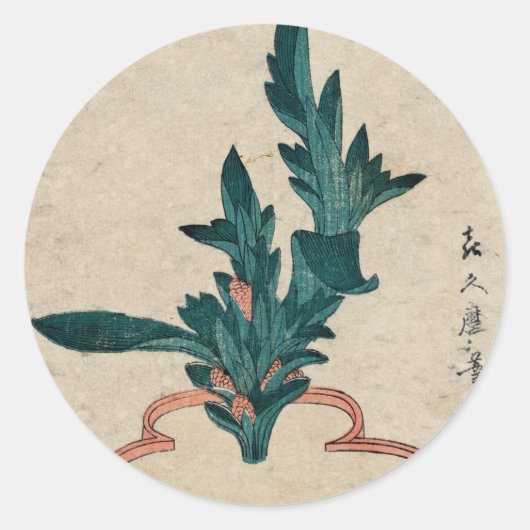 鉢植え ラウンドシール (正面)