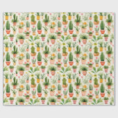 鉢植え ラッピングペーパー (フラット)