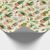 鉢植え ラッピングペーパー (角)