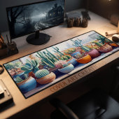 鉢植お洒落え絵画の大 デスクマット