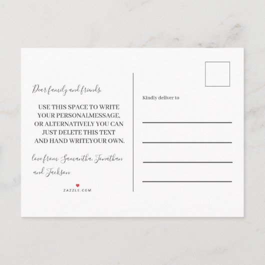 鉢植モダンえ引っ越しました 案内ポストカード (裏面)