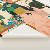 鉢状オアシス シェルパブランケット (3/4)