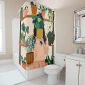 鉢状オアシス シャワーカーテン (インサイチュ)