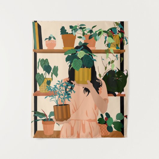 鉢状オアシス タペストリー (正面)