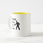 鉤 ツートーンマグカップ (正面左)