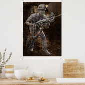 鉱夫によるジャックレッグ掘削 ポスター (キッチン)