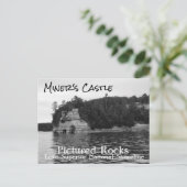 鉱夫の城の写真を撮った岩のはがき ポストカード (スタンド正面)